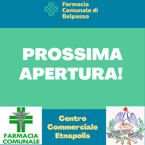 A BELPASSO LA PRIMA FARMACIA COMUNALE IN UN CENTRO COMMERCIALE IN SICILIA.